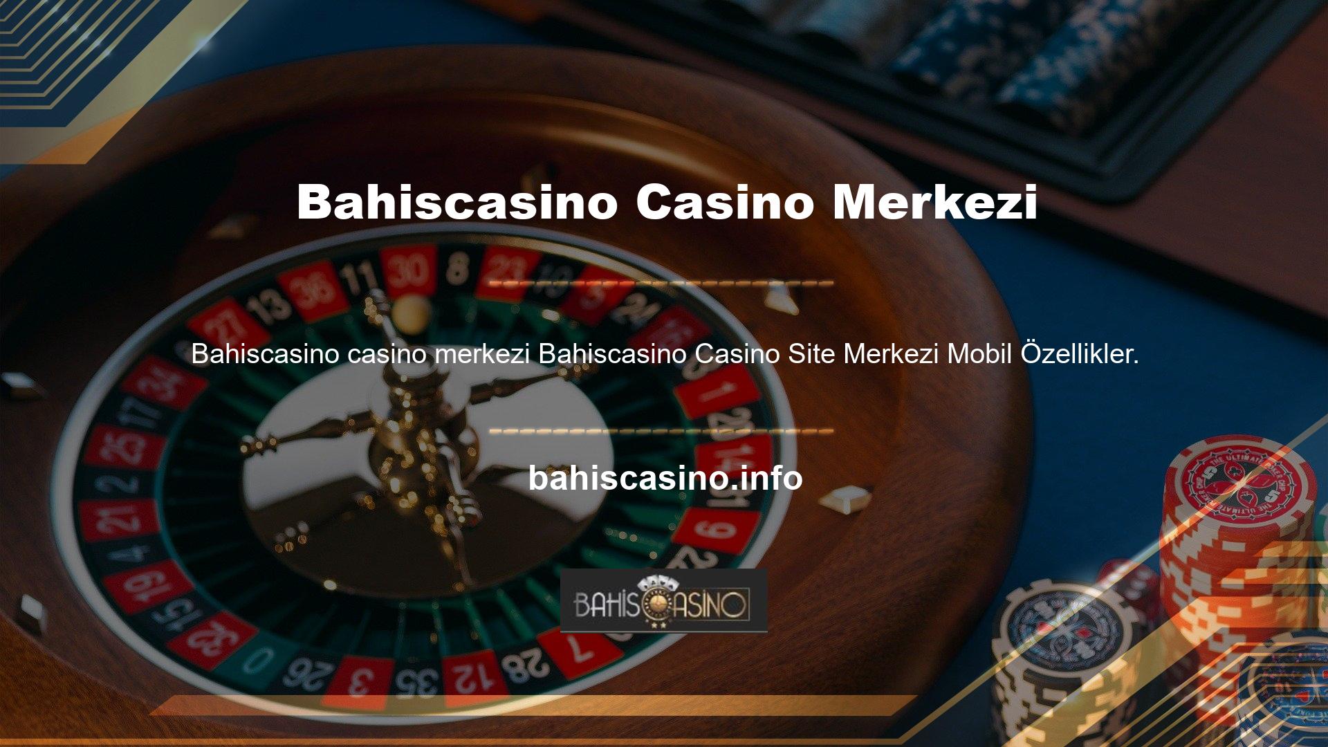 Casino sitelerinin Türkiye'de çalışmadığı bilinmektedir